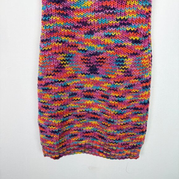 STAUD Gardenia Melange Mini Tank Dress in Pink Multi Sweater Size Medium M EUC - Picture 9 of 13